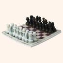 Šahs no ziepes meln-balts (taisīts no ziepes) 20x20cm