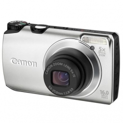 Canon PowerShot A3300 Silver, 16.0 Mpixel/ 5x optical zoom/ 28mm wide/ 3.