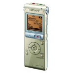 Sony ICD-UX512N 3-in-1 Digital Voice Recorder 2GB+MicroSD Slot/ Black/ St