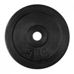 SPOKEY Fitnesa svari 84492 Aker rubber covered weights 5 kg